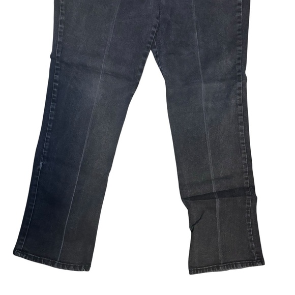 Gloria Vanderbilt Straight Leg Gray Jeans Size 12 - Picture 5 of 9